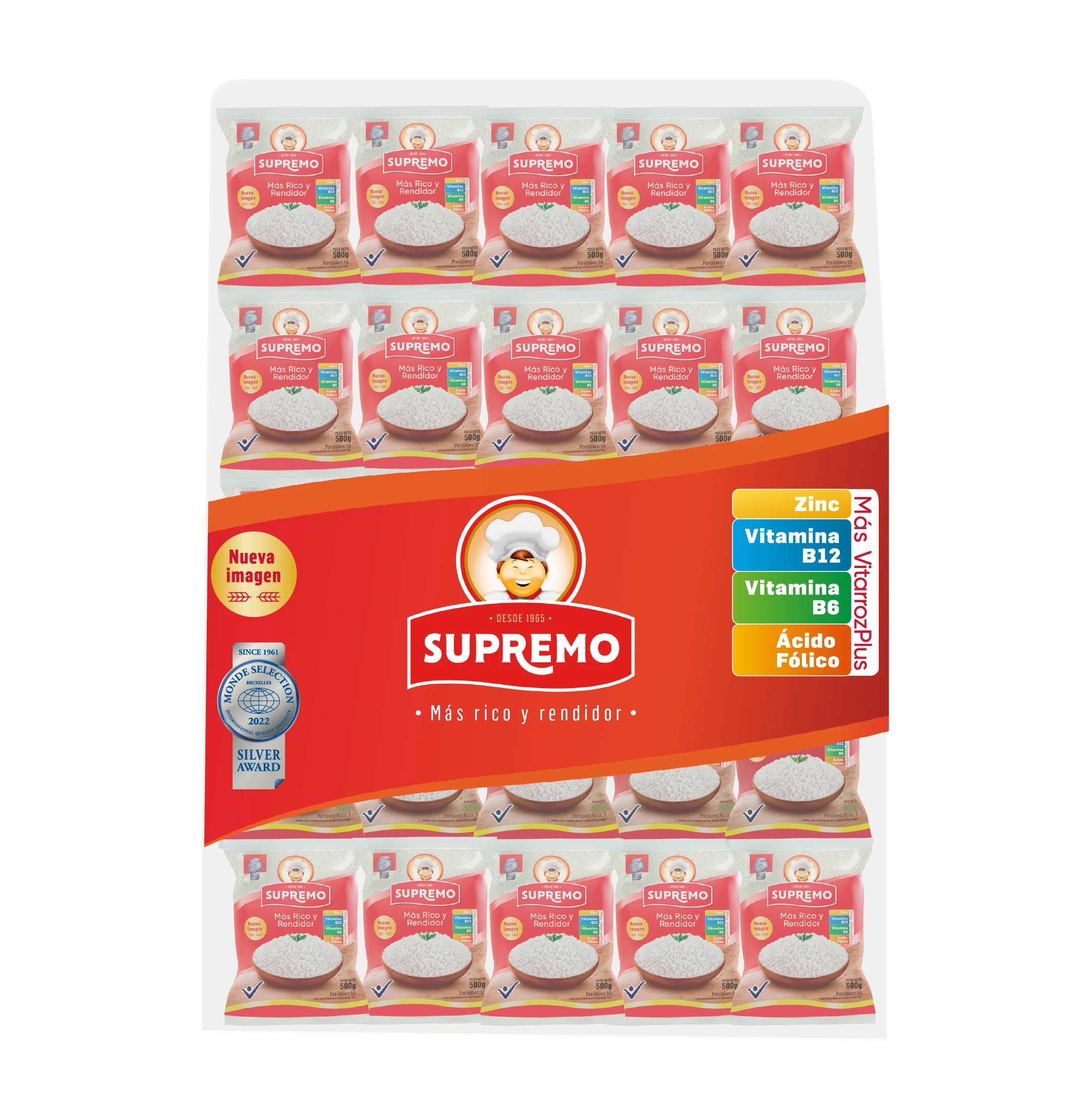 Paca Arroz Supremo 500Gx25U