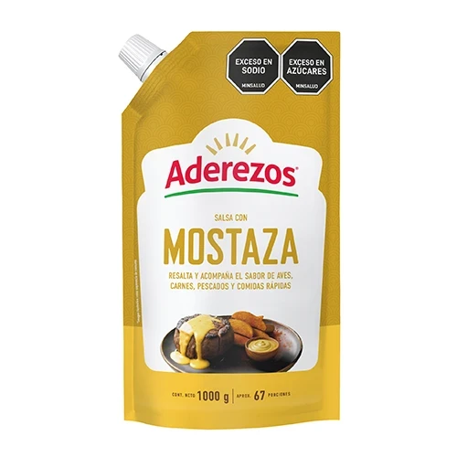 Mostaza Aderezos Bolsa 1000 g
