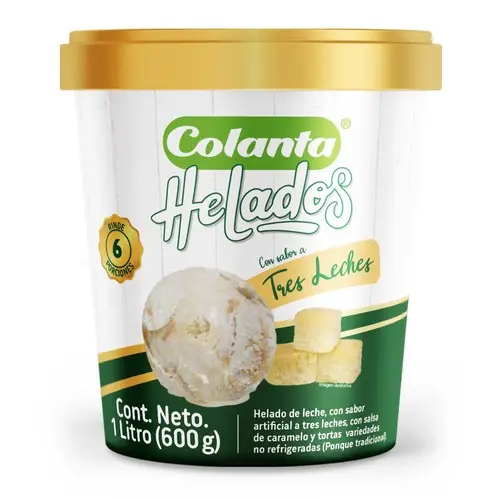 Helado Colanta Tres Leches 1 l