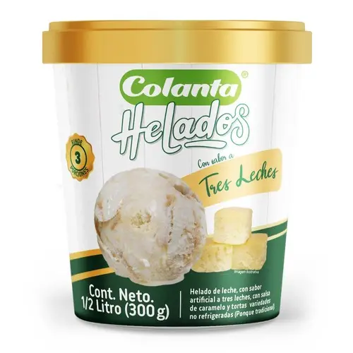 Helado Colanta Tres Leches 0,5 l