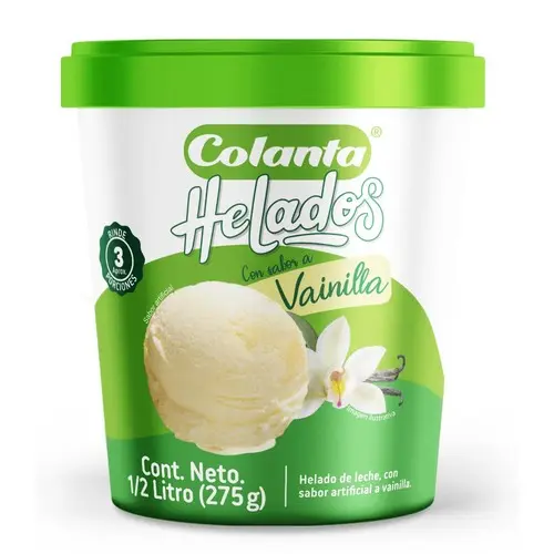 Helado Colanta Vainilla 0,5 l