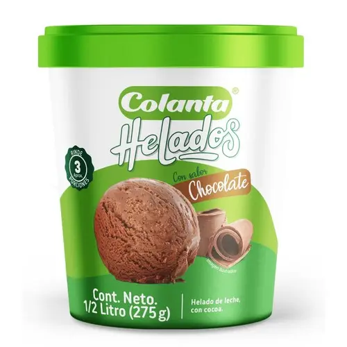 Helado Colanta Chocolate 0,5 l