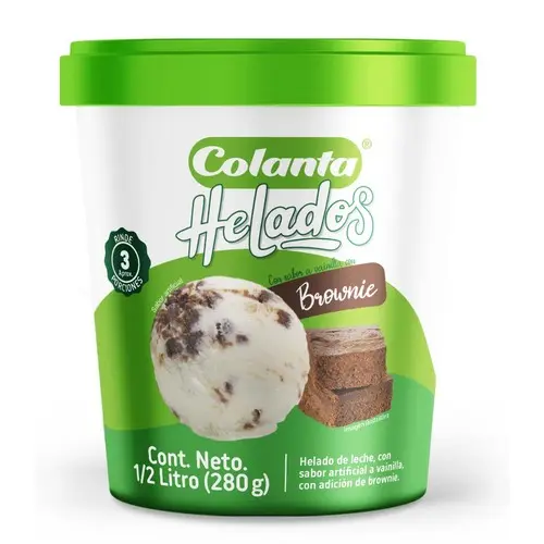 Helado Colanta De Brownie 0,5 l