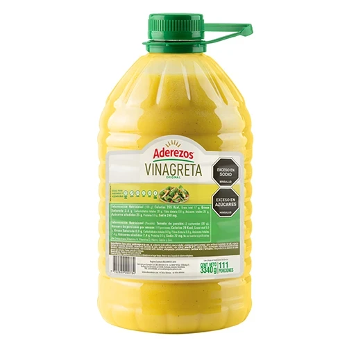 Vinagreta Aderezos Pet 3340 g