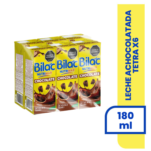 Leche Chocolate Bilac Caja 180Mlx6U