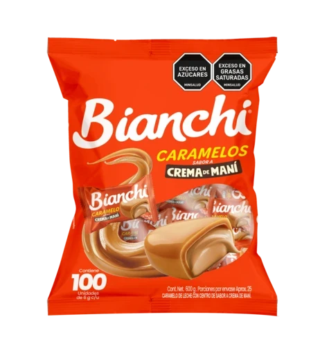 CARAMELO BIANCHI CREMA DE MANI 100U