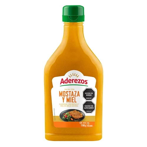 Salsa Con Mostaza/Miel Aderezos Pet 1100 g
