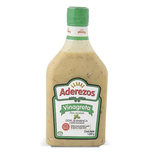 Vinagreta Aderezos Albahaca Cebolla Pet 1050 g