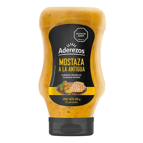 Mostaza La Antigua Aderezos Pet 350 g