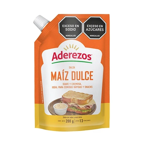 Salsa Aderezos Maiz Dulce Doy Pack 200 g