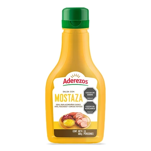 Salsa Con Mostaza Aderezos Pet 500 g