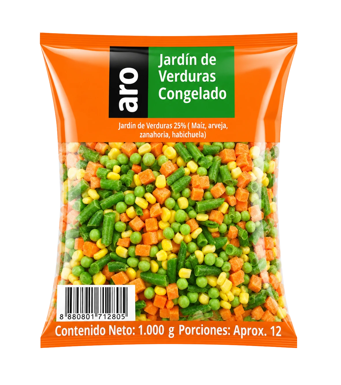 JARDIN DE VERDURAS CONGELADOS ARO 1000G