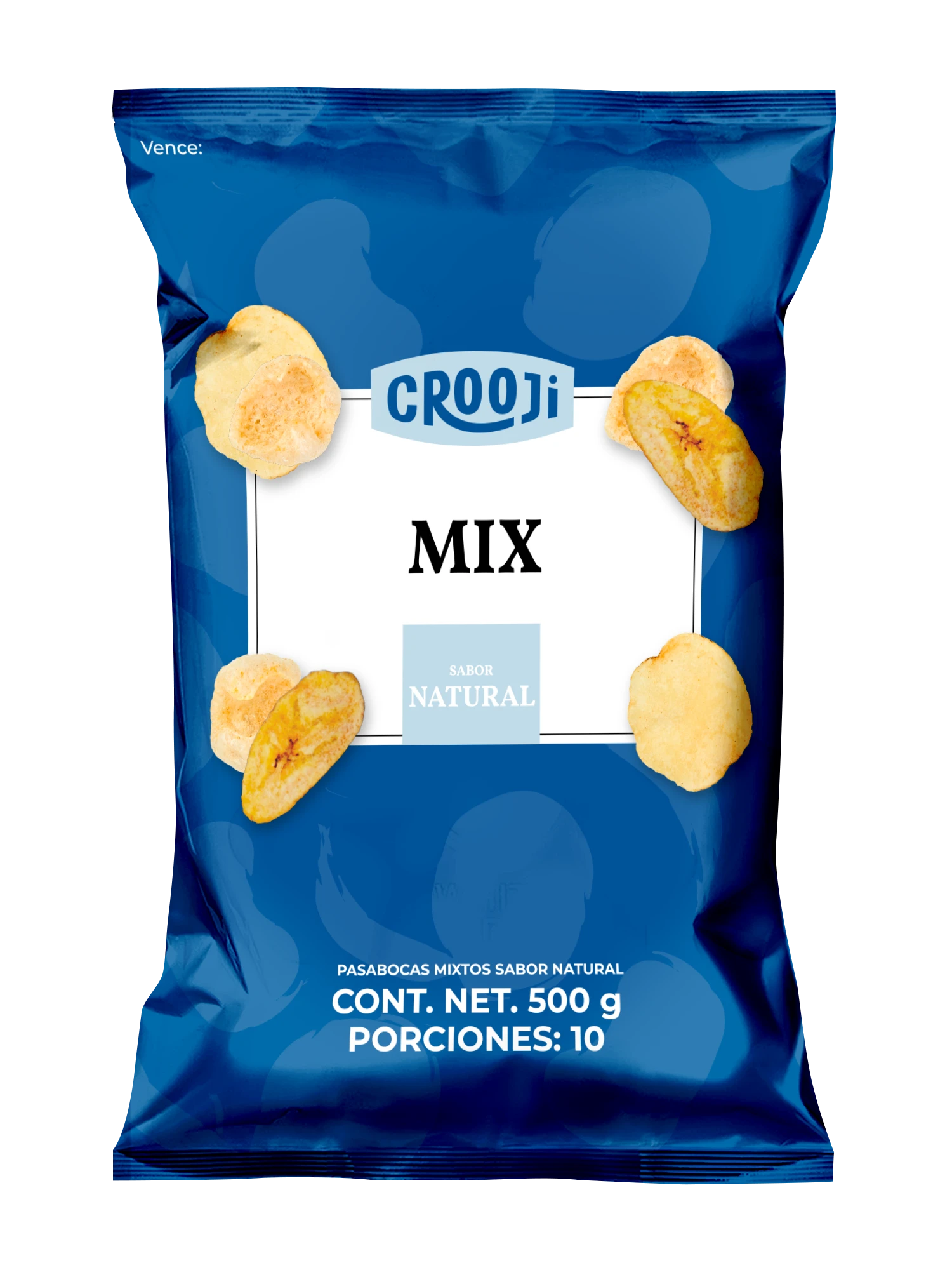 MIX CROOJI SABOR NATURAL 500G