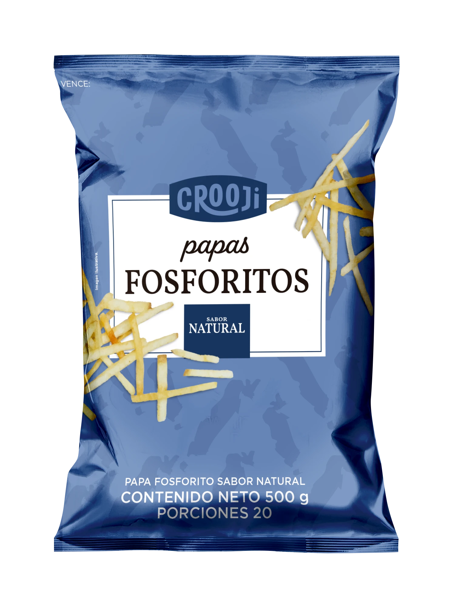 Papas Fosforitos Crooji 500 g