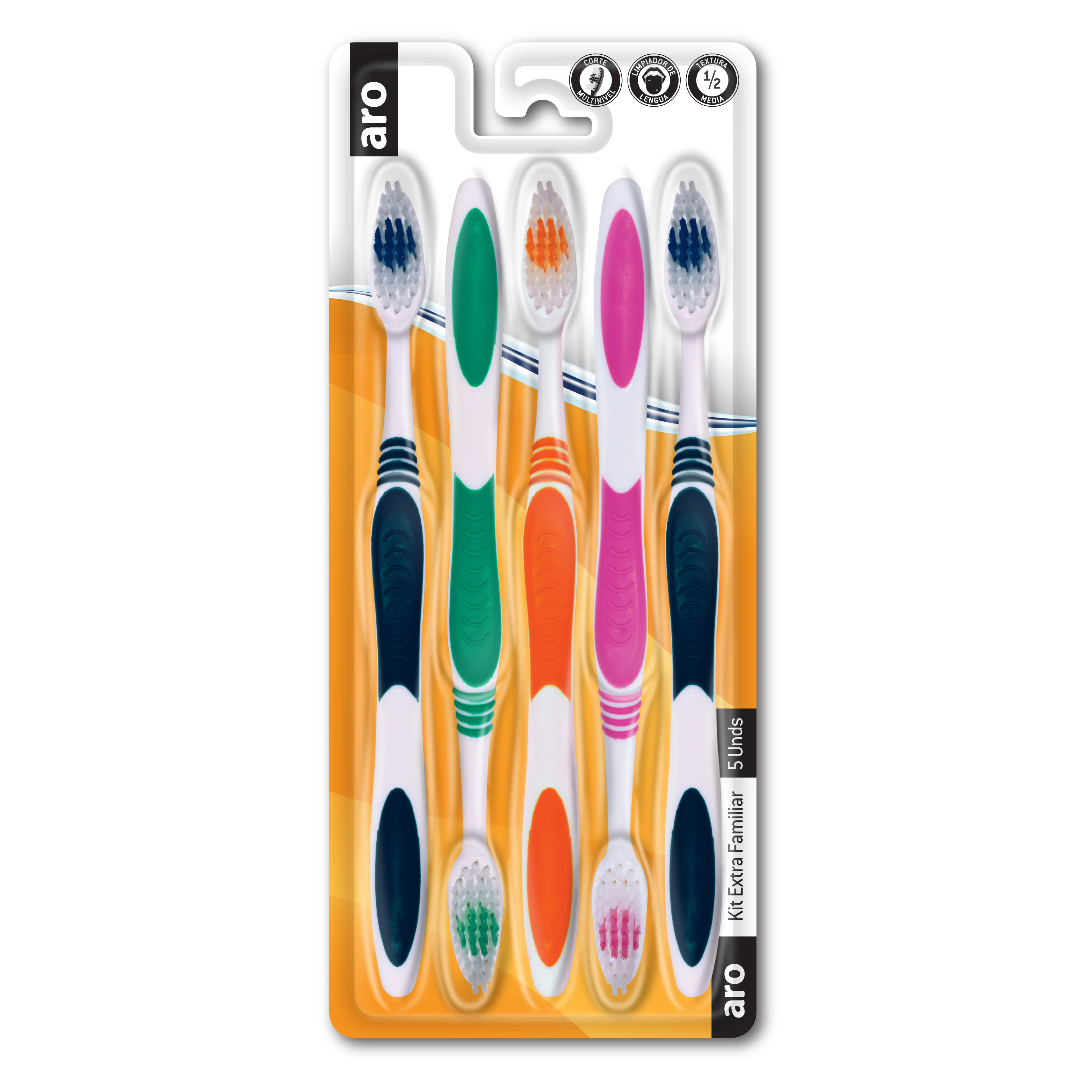 Cepillo Dental Aro Extra Familiar 5U