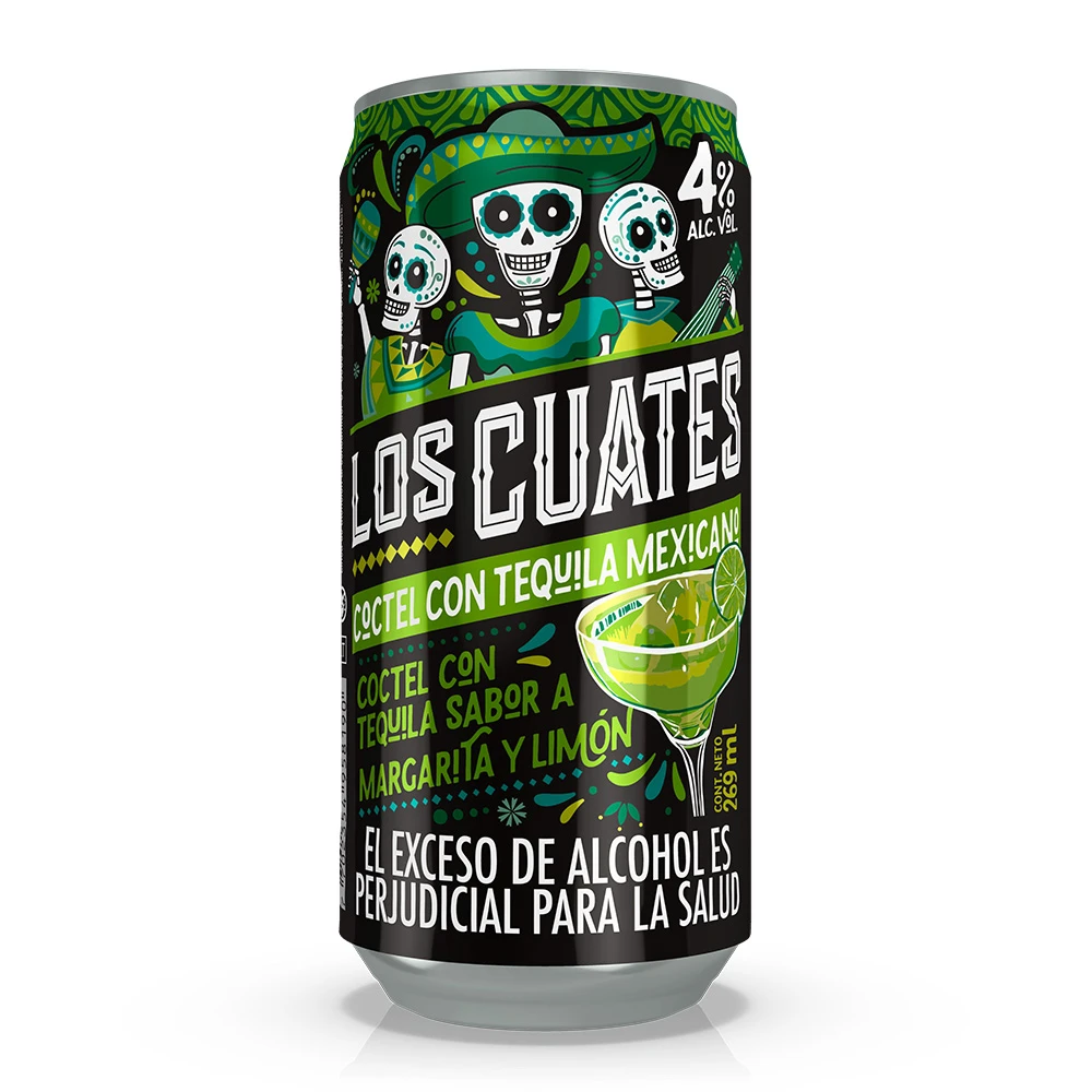 COCTEL LOS CUATES LIMON 269ML