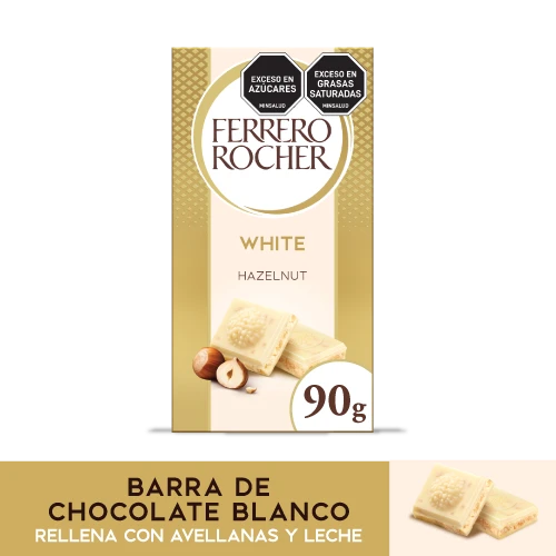 Tableta De Chocolate Ferrero Rocher White 90 g