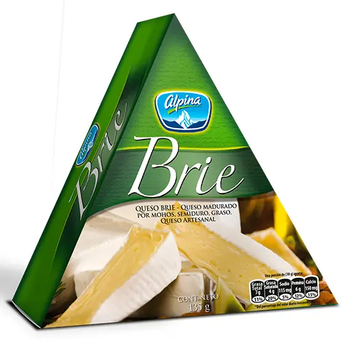 QUESO BRIE ALPINA BLOQUE 135G