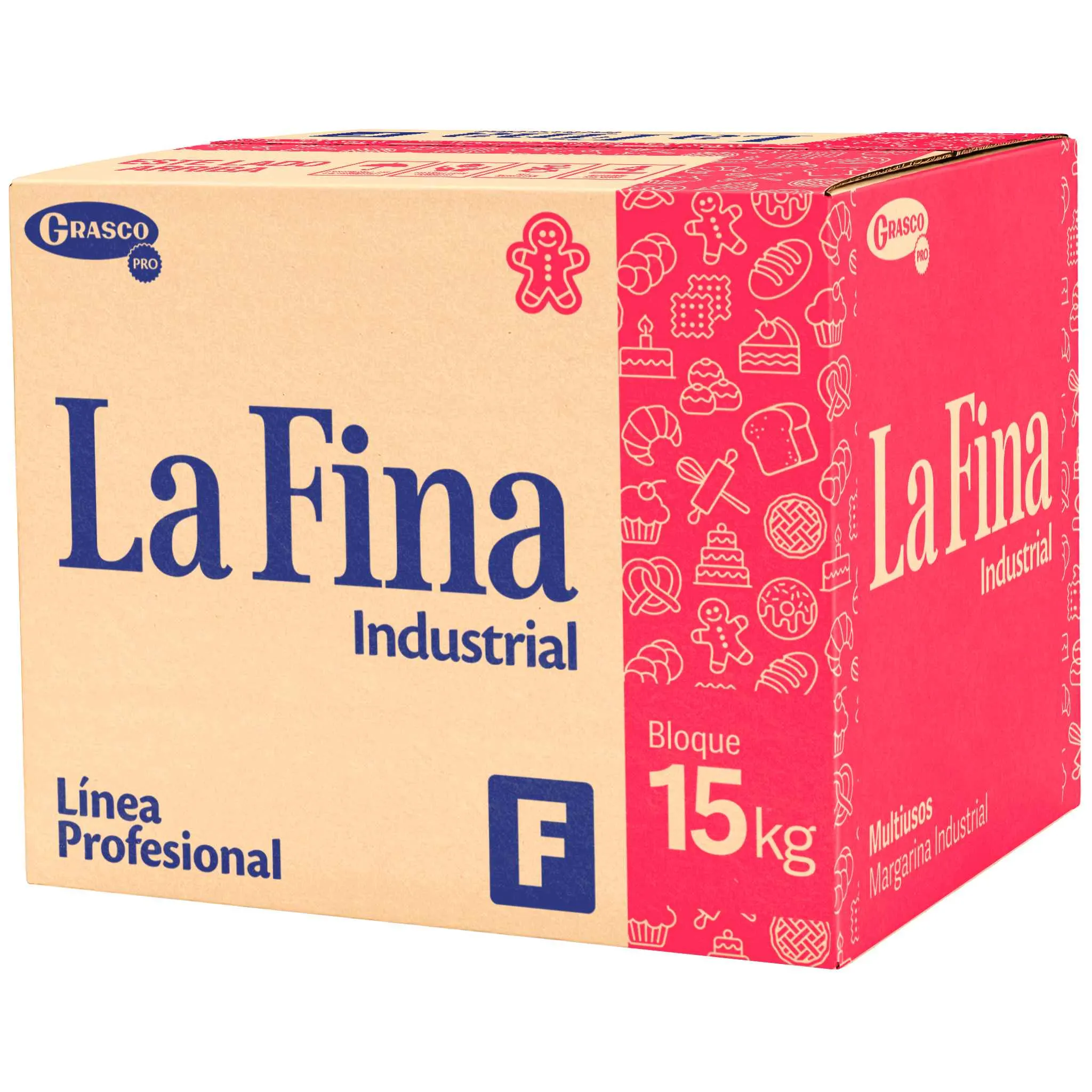 Margarina La Fina Industrial Caja 15 kg