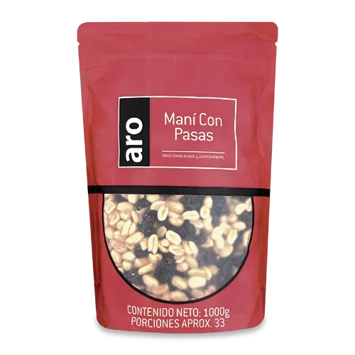 MANI ARO CON UVAS PASAS 1000G