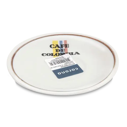 PLATO CORONA CAFE DE COLOMBIA 12.5CM