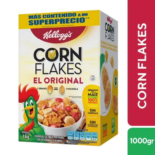 CEREAL HOJUELAS CORN FLAKES 1000G