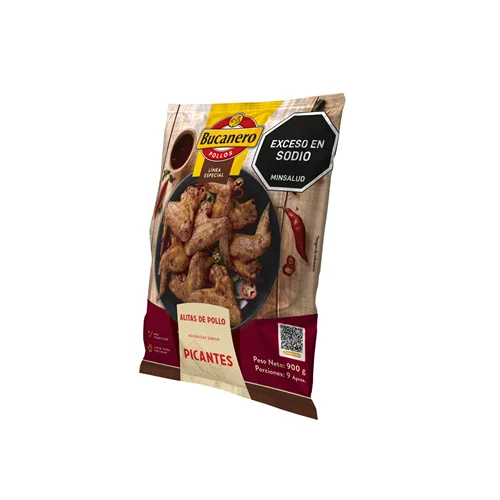 ALITAS DE POLLO BUCANERO PICANTES 900G