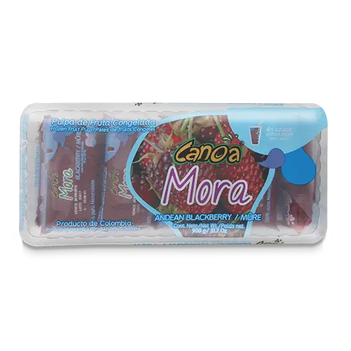 PULPA DE FRUTA CANOA MORA BOLSA 90GX10U
