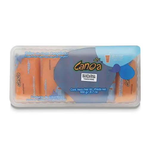 PULPA DE FRUTA CANOA MANDARINA BOLSA 90GX10U