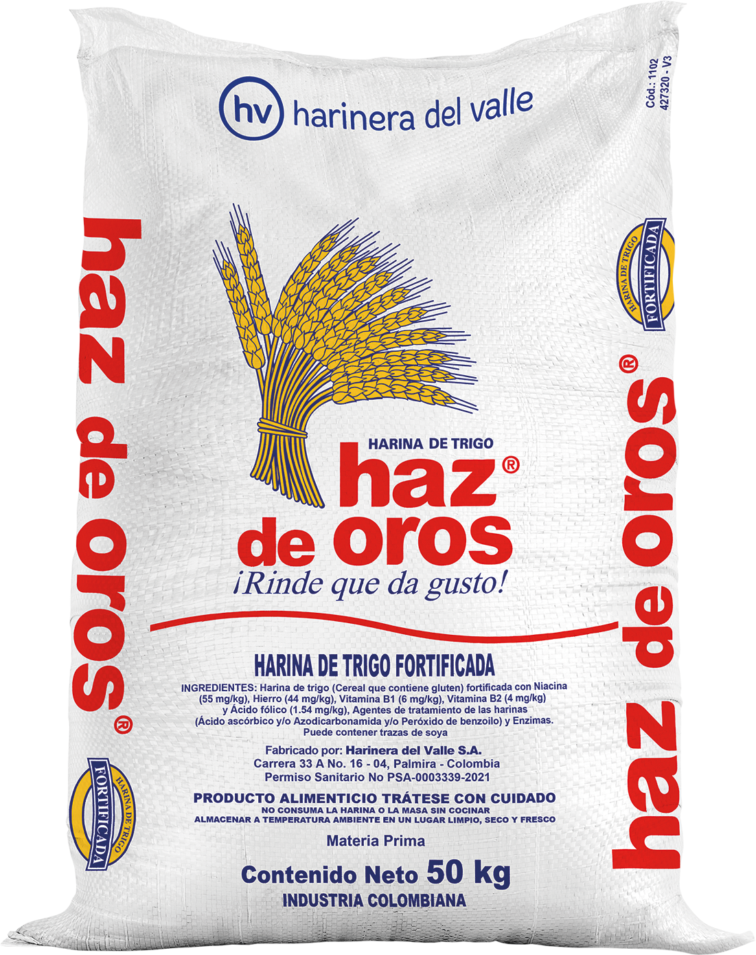 HARINA DE TRIGO HAZ DE OROS 50KG