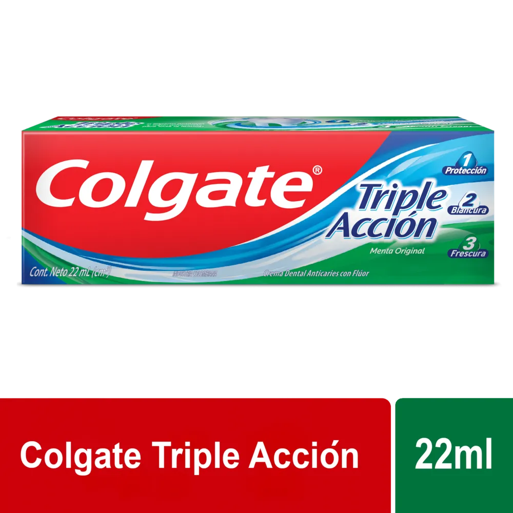 Crema Dental Colgate Triple Accion Extra Blancura 22Mlx12U