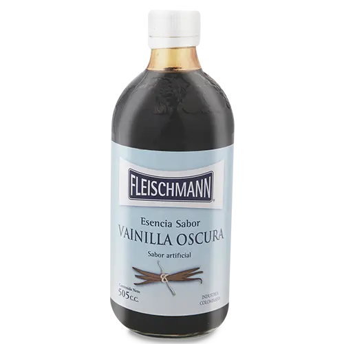 ESENCIA FLEISCHMANN SABOR VAINILLA OSCURA 500ML.