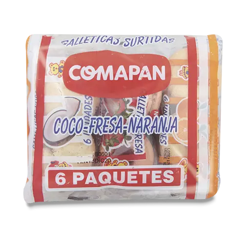 GALLETAS DULCE COMAPAN SABORES SURTIDOS 42GX6U