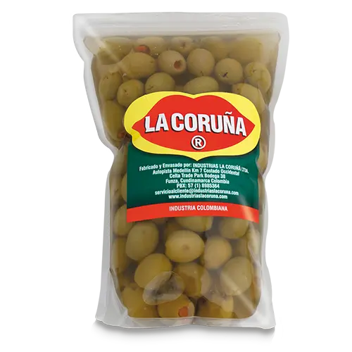 ACEITUNA LA CORUNA RELLENA DE PIMENTON CRYOVAC 1000G