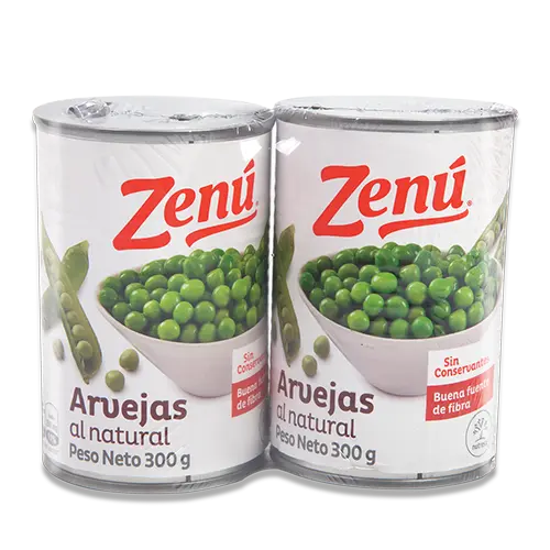 ARVEJA NATURAL ZENU LATA 300GX2U
