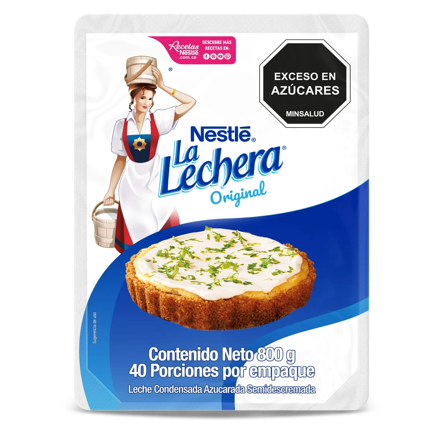 Leche Condensada La Lechera Doypack 800 g