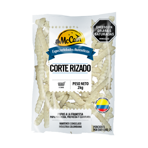 Papa Francesa Mccain Rizado 2 kg