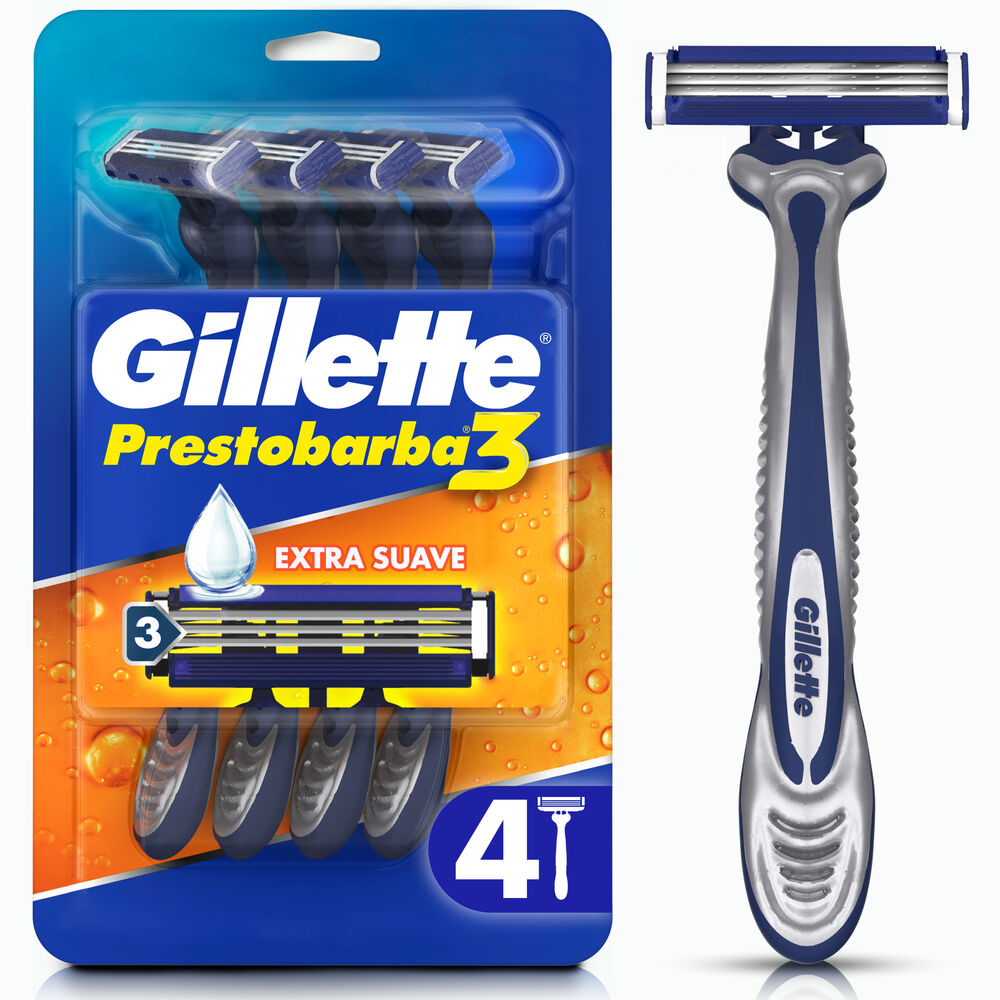 MAQUINA DE AFEITAR PRESTOBARBA 3H 4U