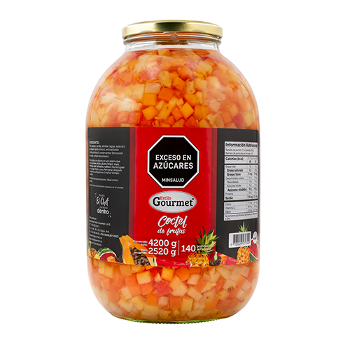 Coctel De Frutas Gourmet Frasco 4200 g