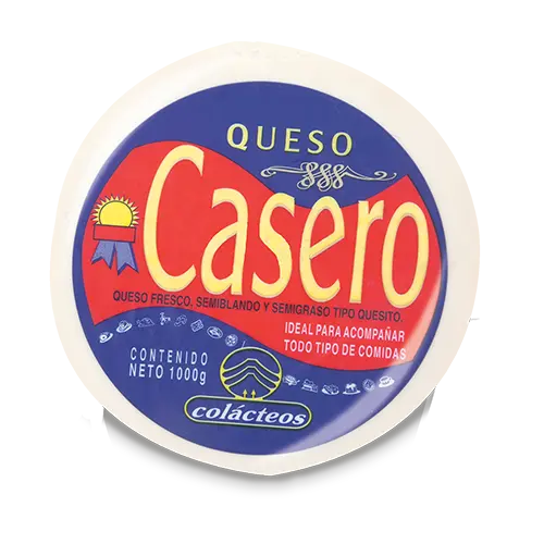 QUESO CASERO COLACTEOS BLOQUE 1000G