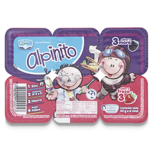 ALPINITO FRESA-MORA 45GX6U