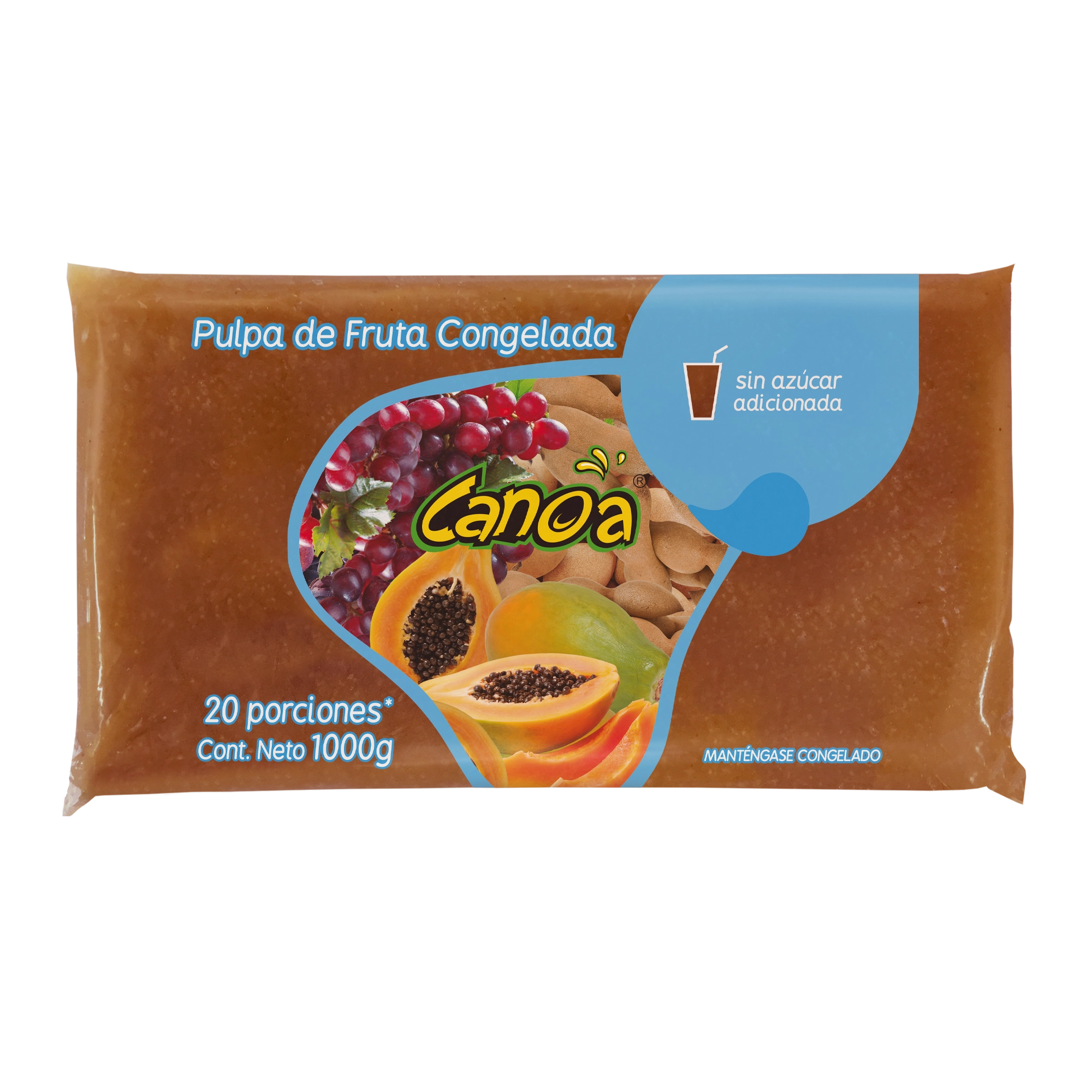 Pulpa De Fruta Canoa Tamarindo 1000 g
